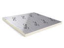 Packung PIR Gefälle 90-100mm (Rd 4,30 m²,K/W) Recticel Silver -  Aluminium Beschichtigung-gerade Kanten - 1200x1200mm