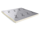 Packung PIR Gefälle110-120mm (Rd 5,20 m²,K/W) Recticel Silver -  Aluminium Beschichtigung-gerade Kanten - 1200x1200mm