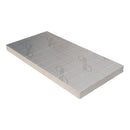 Packung PIR 110 mm dick (Rd 5 m²,K/W) - Recticel Silver - Aluminium Beschichtigung-geraden Kanten - 600x1200mm 4pl/Packung